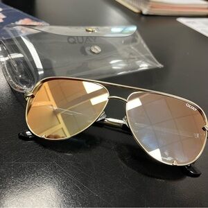Quay High Key Mini Gold Polarized